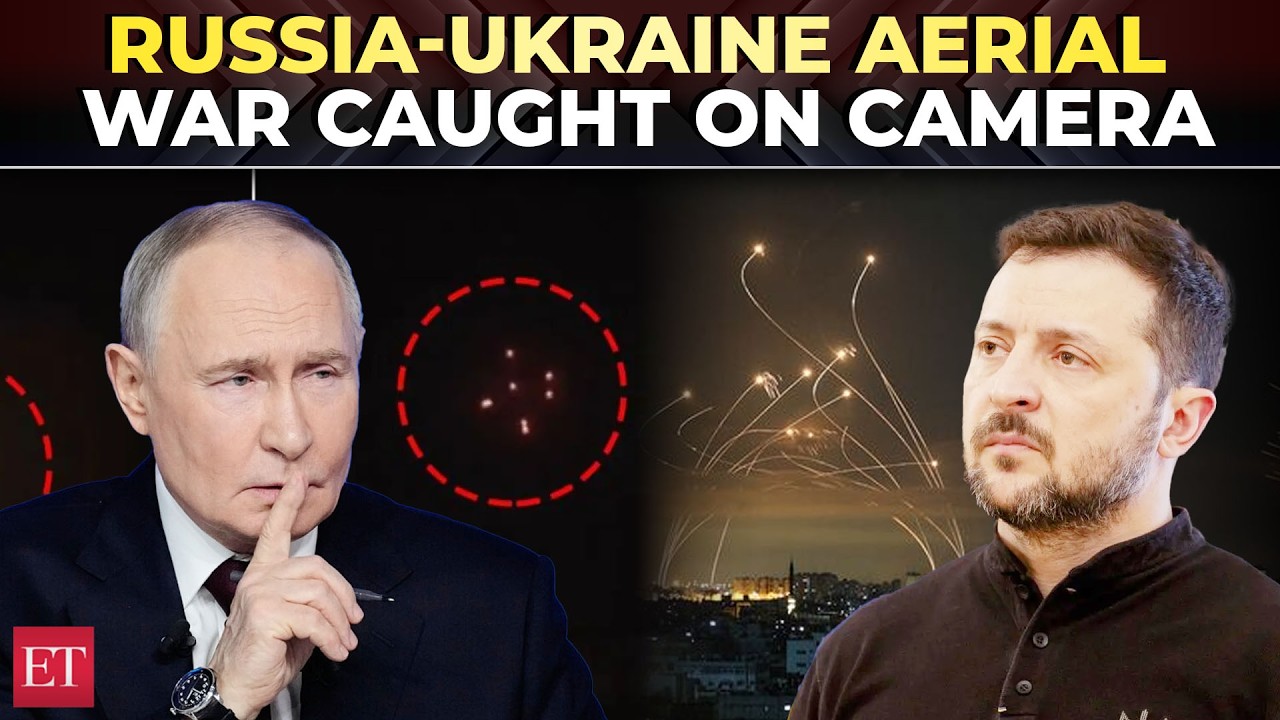 RAW VIDEO: Russia unleashes 50 missiles & 300 drones overnight on Ukraine, sky war explodes in Kyiv