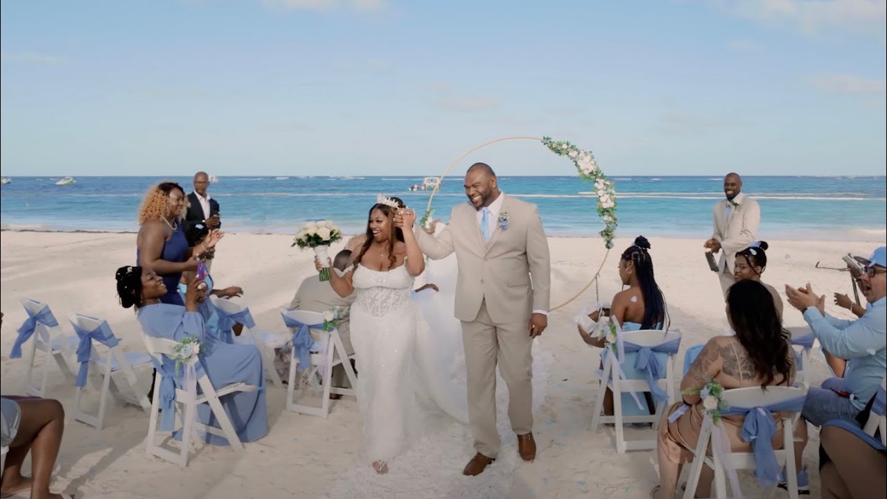 Emotional Beach Wedding at Dreams Royal Beach Punta Cana | Wedding Videographer & Photographer