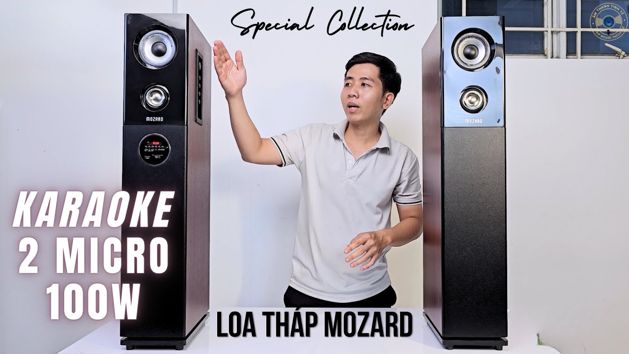 Nghe nhạc hát Karaoke cùng Loa tháp Mozard M112 100W