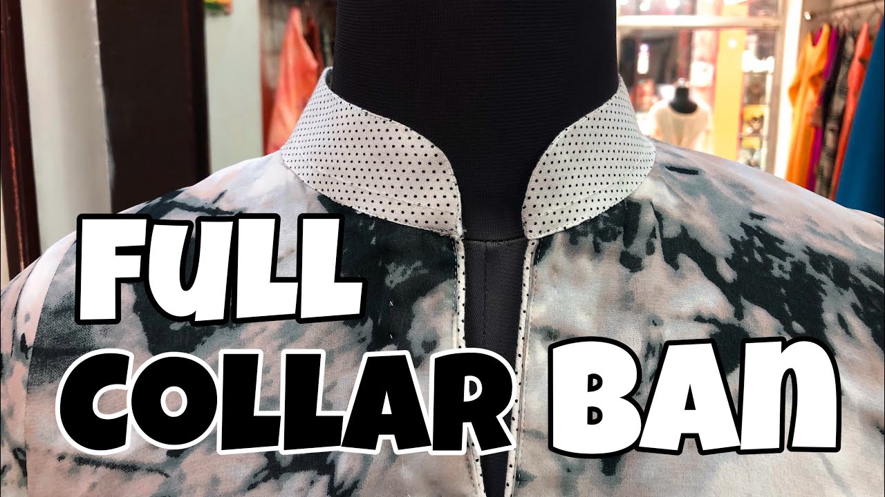 Full Collar Ban Neck Cutting & Stitching | Sidhu Tailor's | (Punjabi) #45