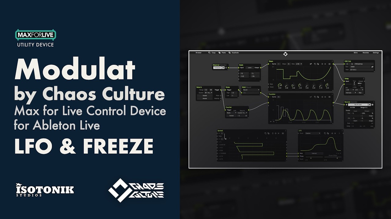 Ableton Live - LFO & Freeze Modules Tutorial - Signal by Chaos Culture