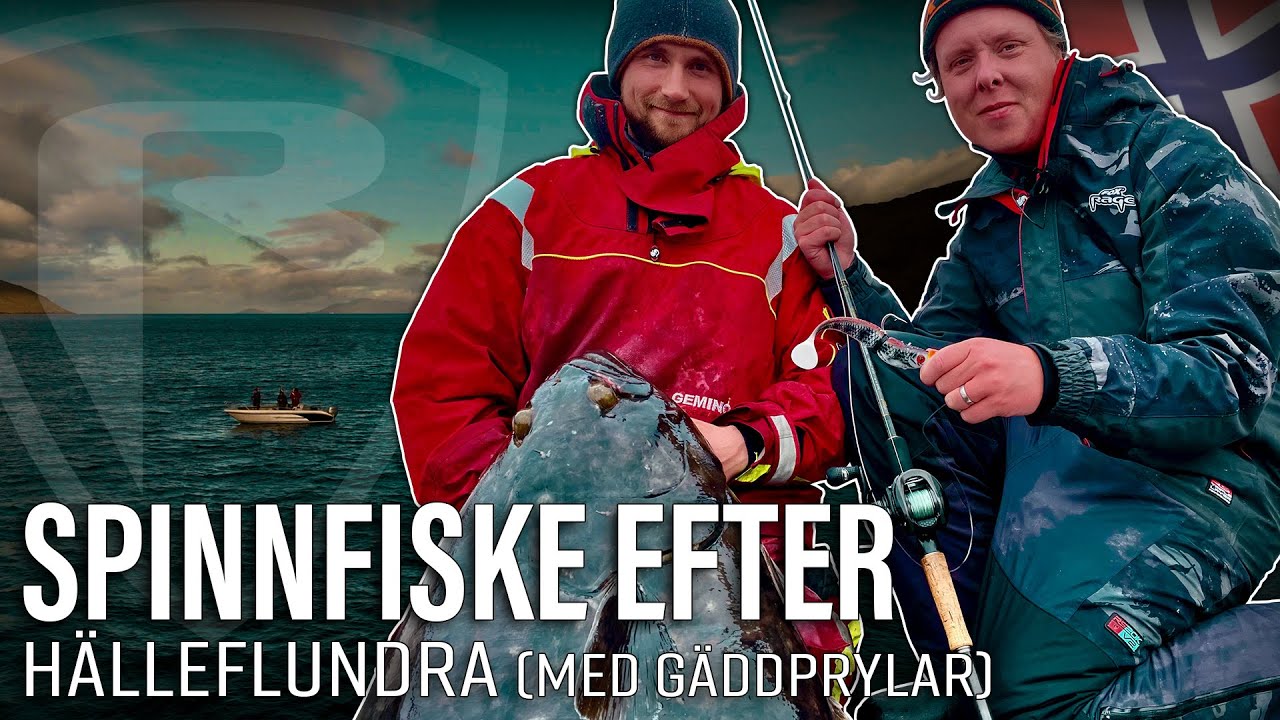 Spinnfiske efter Hälleflundra! (med gäddprylar)