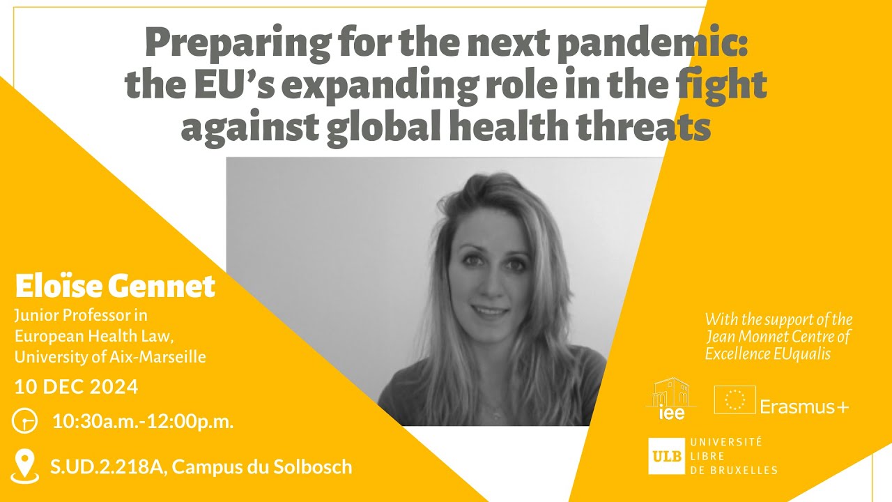 Preparing for the next pandemic: the EU’s expanding role in the fight against global health threats