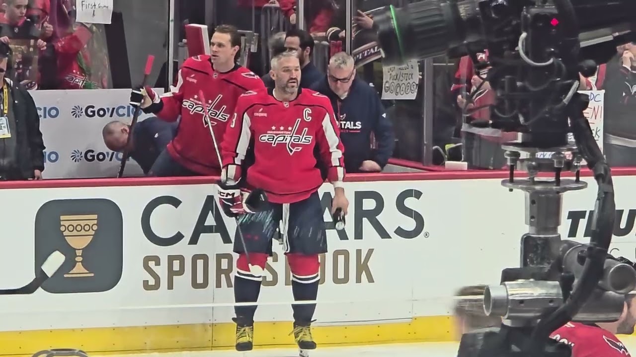 Washington Capitals Warm ups
