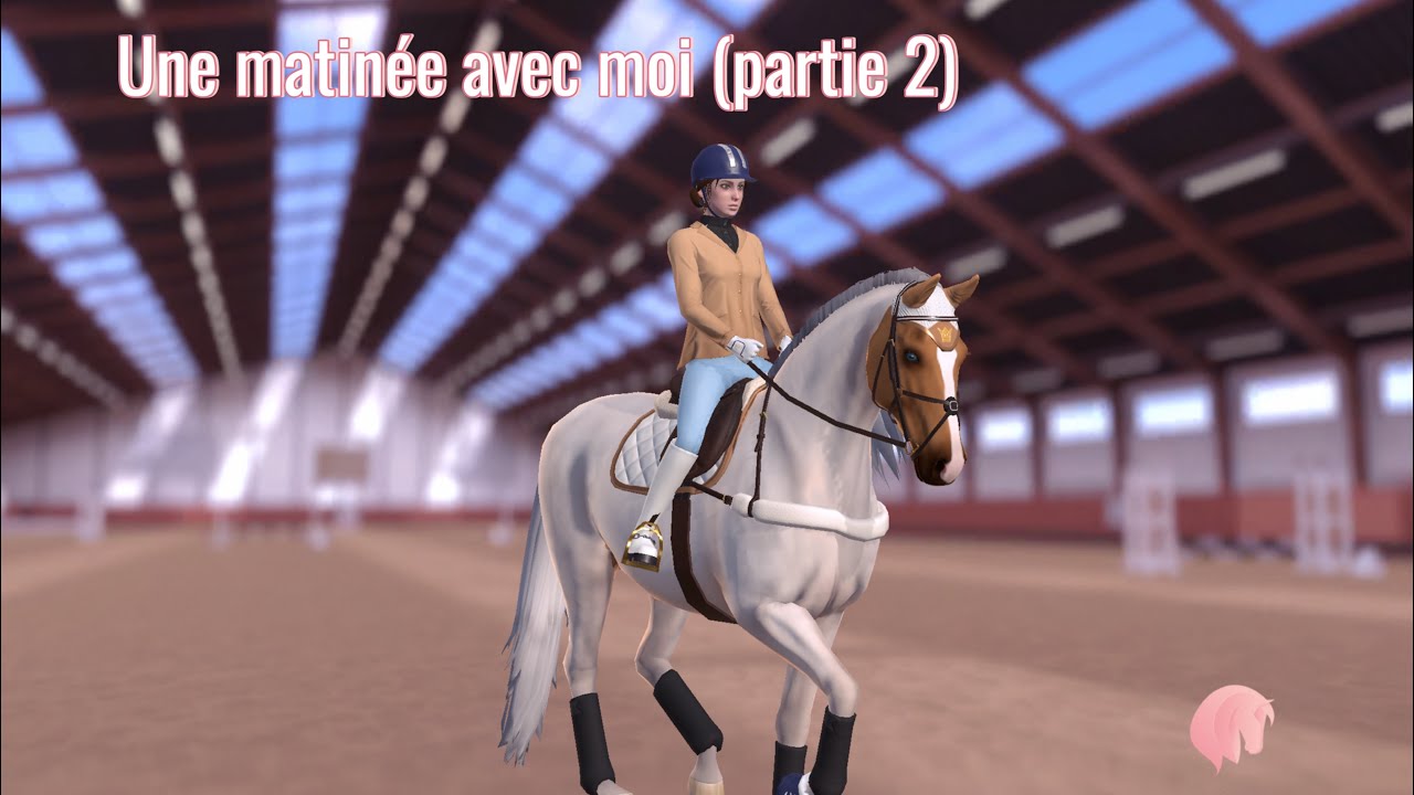 Partie 2 de ma matinée avec mes chevaux sur Etg ! 💞