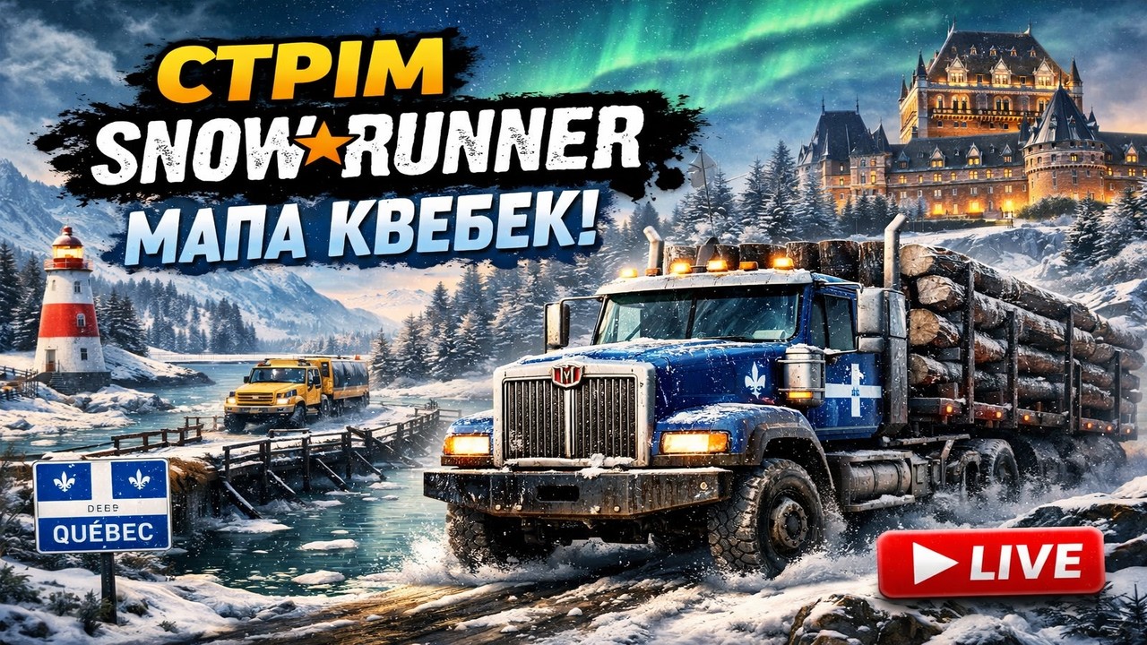 SnowRunner Стрім — Цей маршрут зламає навіть топову вантажівку
