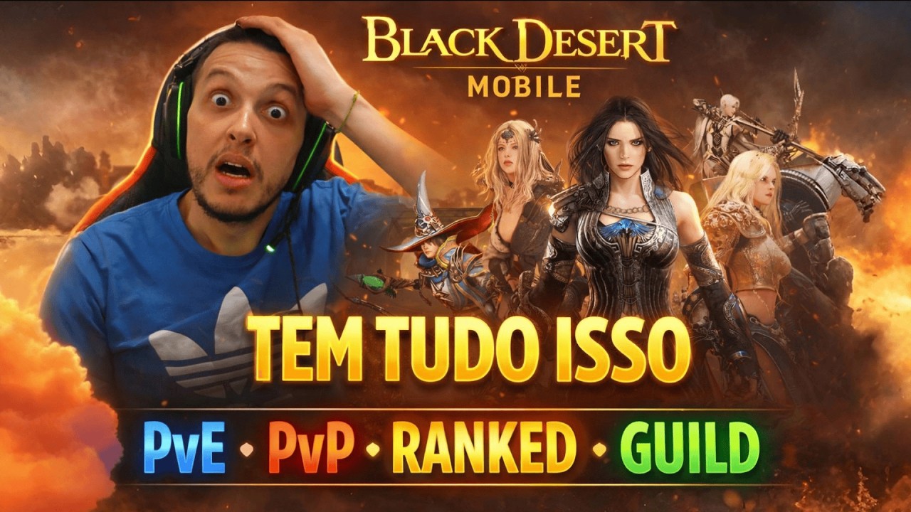 CONHEÇA TODOS CONTEÚDOS DO BLACK DESERT MOBILE ! PVE , PVP RANKED E GUILD !