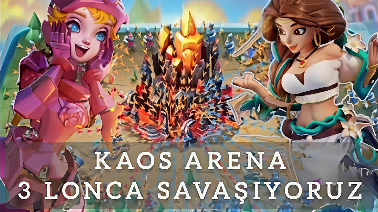 Арена Хаоса: Битва за замок (3 гильдии) - Lords Mobile! 3 гильдии сражаются за станцию ​​на Погра...