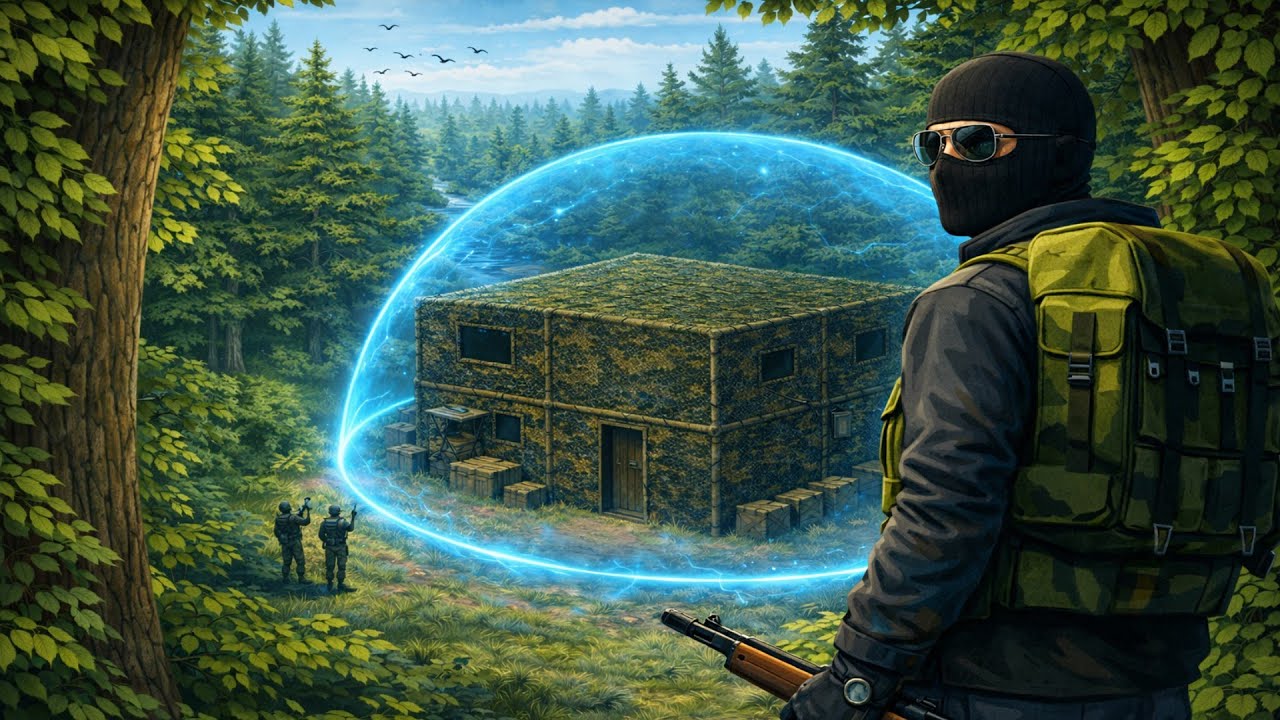 I Built a Hidden UNRAIDABLE Forest Base in DayZ...