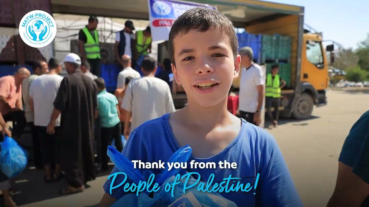 Heartfelt Thanks: The People of Palestine Show Gratitude to MATW