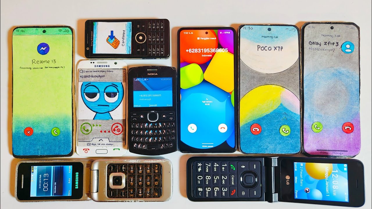 Guess who Incoming Call Realme 13 Samsung A53 Sony ericson Poco x7 Z flip 4 LG Samsung S5, Nokia 