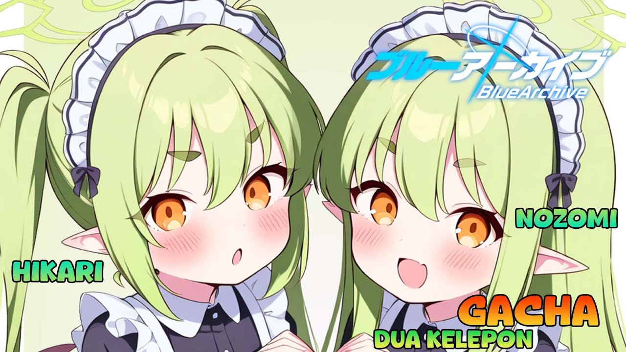 【Blue Archive】Gacha dua kelepon Hikari & Nozomi | Banner Limited