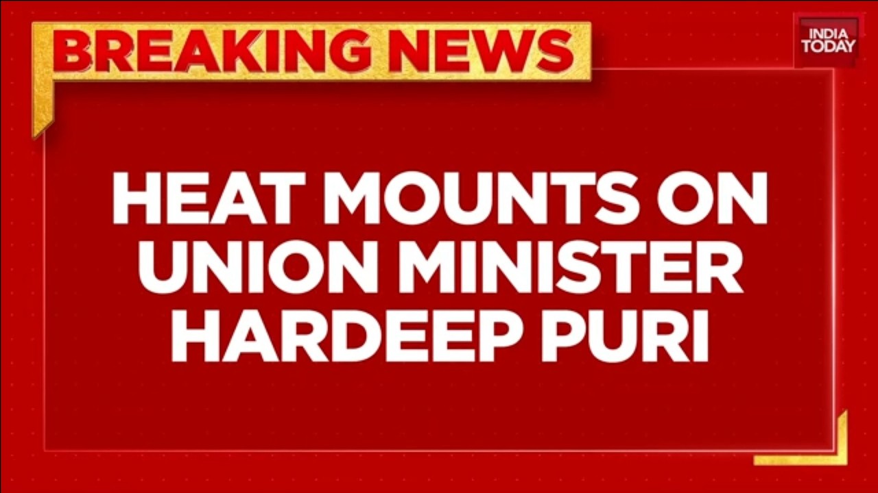 Hardeep Puri-Epstein Photo Row: Congress Slams Centre Amid US DOJ Release | Epstein Files