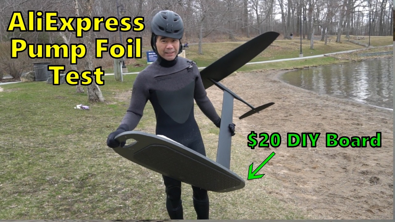 Can You Pump Foil on a Plywood Board and AliExpress Foil? | Dock Starting