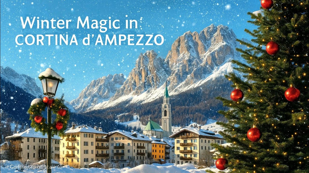 Italy | Cortina d’Ampezzo 🎄The Winter Wonderland of the Dolomites