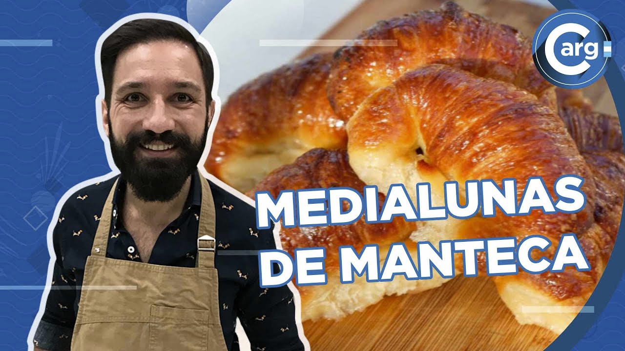 CÓMO SE HACEN LAS MEDIALUNAS DE MANTECA