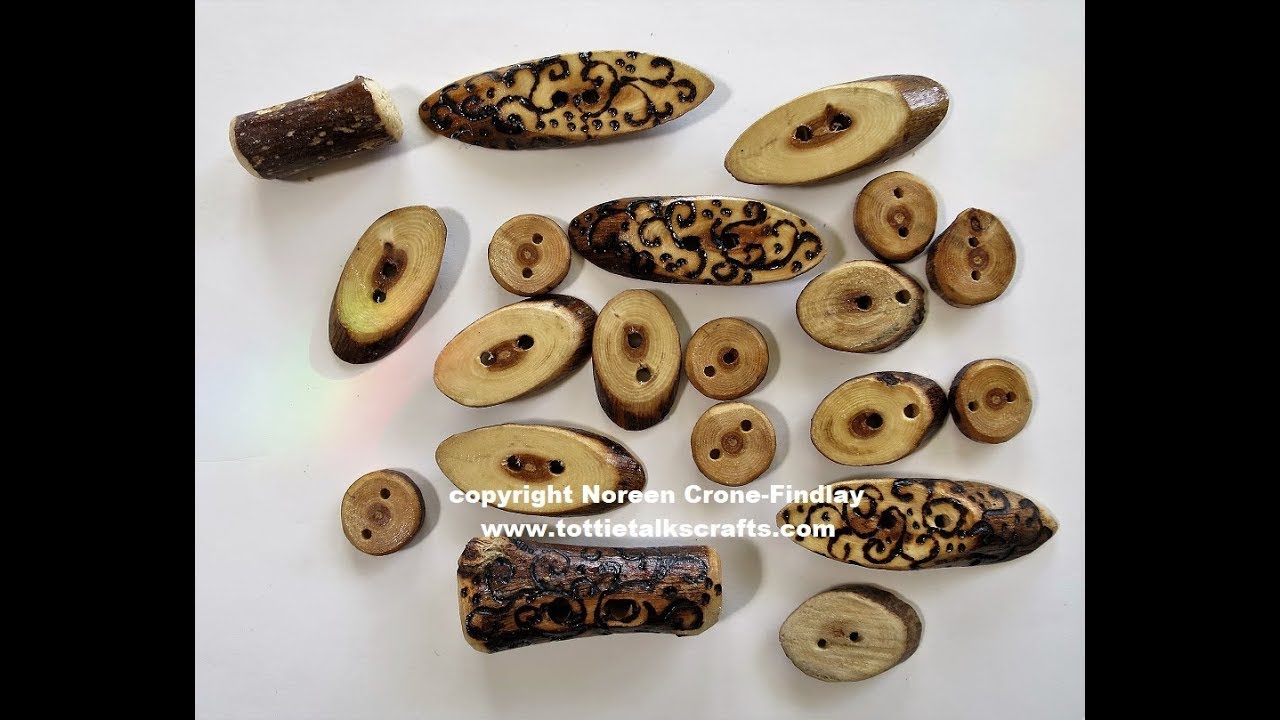 HOW TO MAKE BUTTONS FROM TWIGS AND BRANCHES