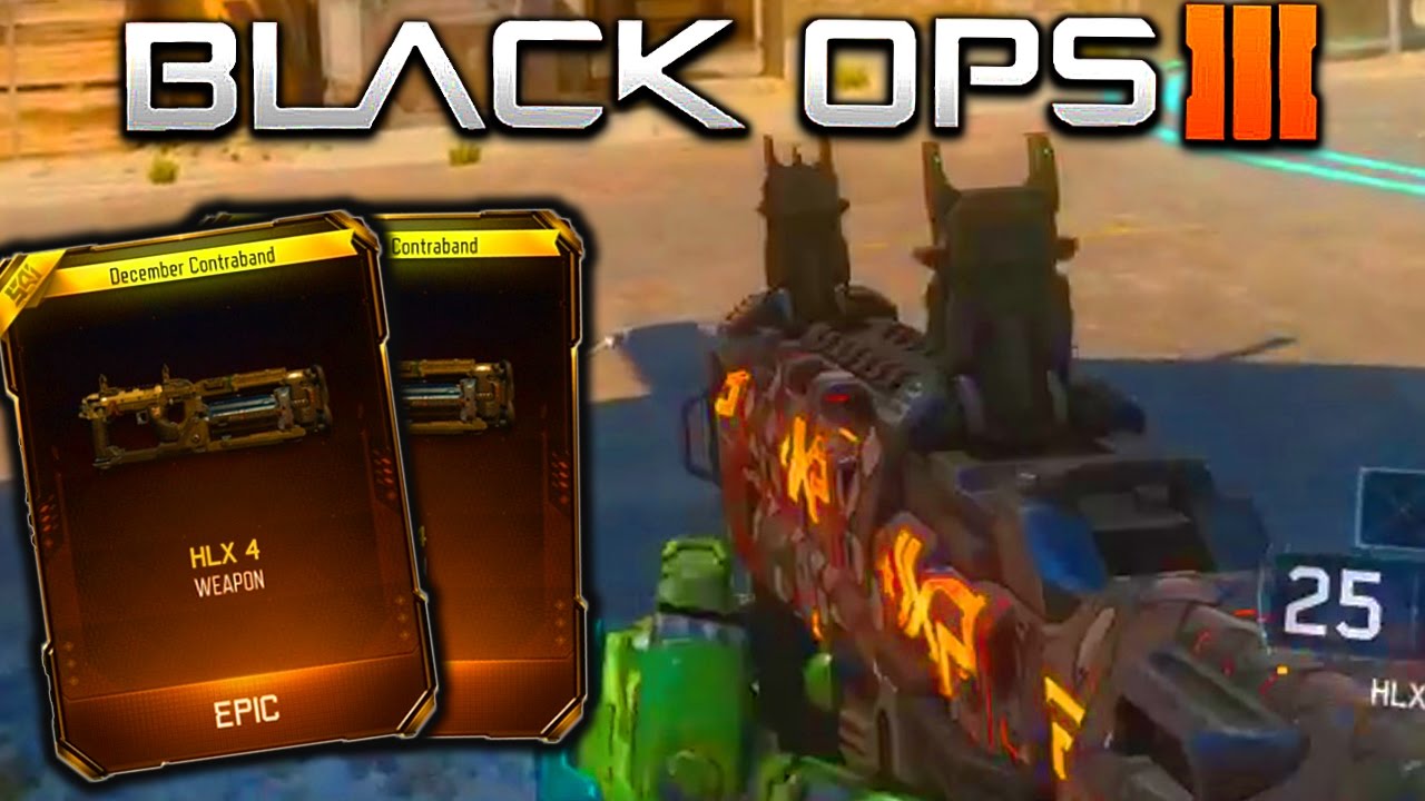 *NEW* HLX 4 GAMEPLAY! BLACK OPS 3 NEW WEAPONS GAMEPLAY! CALL OF DUTY BLACK OPS 3 