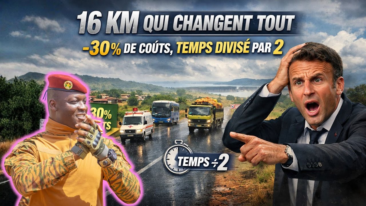 Ibrahim Traoré: 16 km qui choquent la France — 30% de coûts en moins, vraiment ?