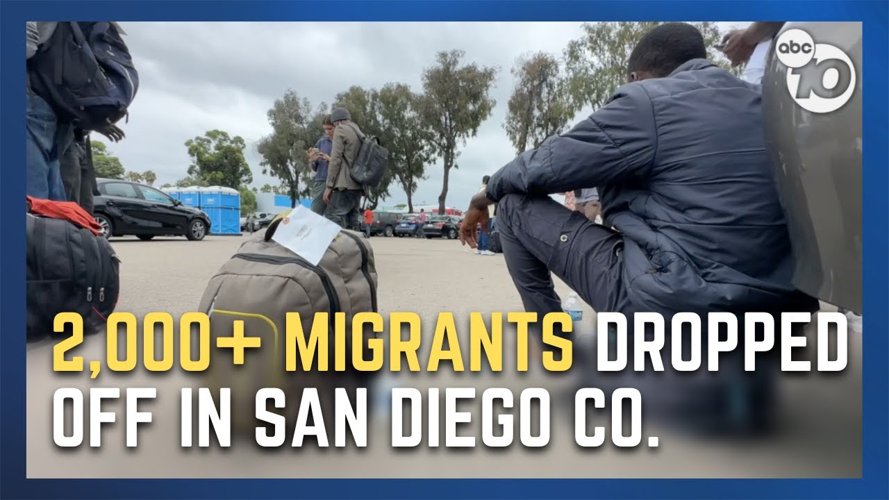 2,000 migrants dropped off in San Diego County this week, county supervisor says