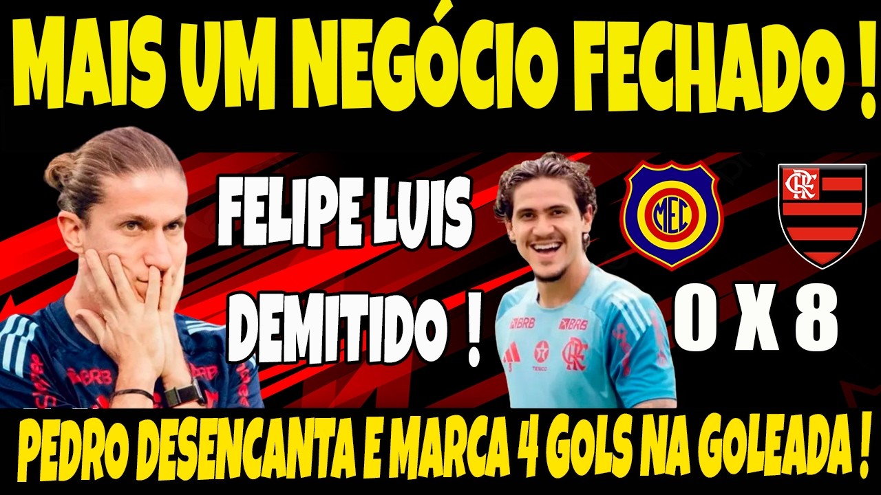 NEGÓCIO FECHADO NO APAGAR DAS LUZES DA JANELA! FILIPE LUIZ NÃO É MAIS O TÉCNICO DO FLAMENGO,DEMITIDO