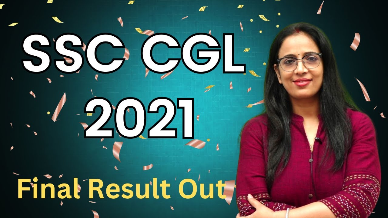SSC CGL 2021 Final Result Out || English With Rani Ma'am