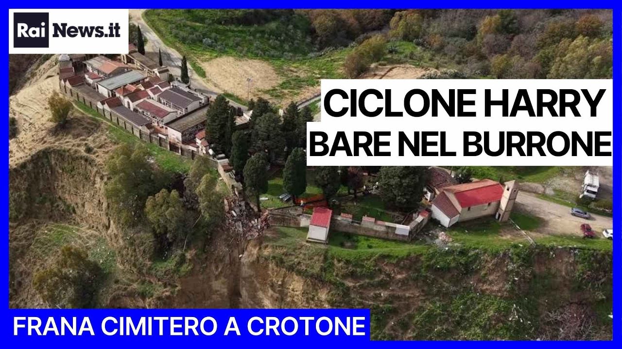 Ciclone Harry: bare nel burrone