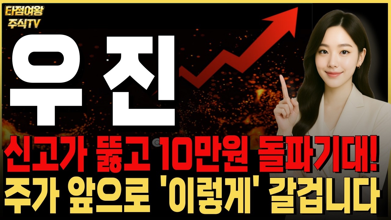 [우진 주가전망]🔥핵심정보🔥원전 계측기 국내 유일 공급! 체코 원전 수주 시 매출 2배 폭증가능?, 고점 대비 40% 조정 끝내고 반등 시작! #원전수혜주