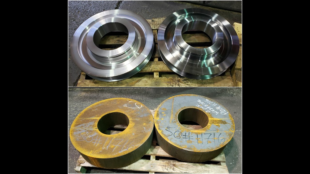 WHEEL, CNC VTL / ROUGH & FINISH (Tokarka Karuzelowa, proces obrabiania kół)