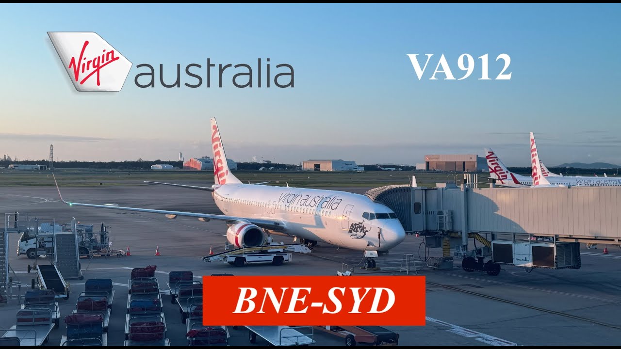 Virgin Australia VA-912 Brisbane to Sydney  Flight Report (Boeing 737-800)