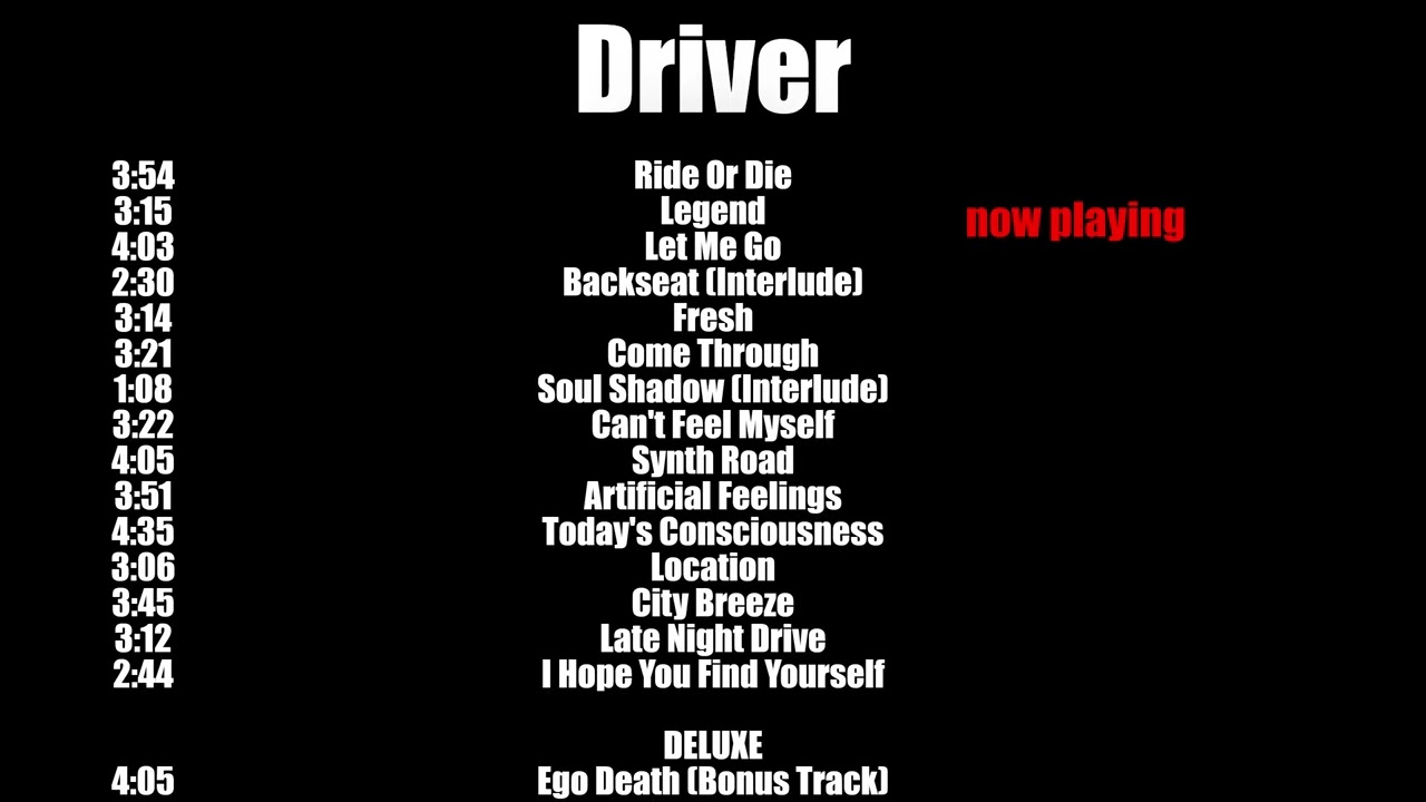 Driver (FULL ALBUM)