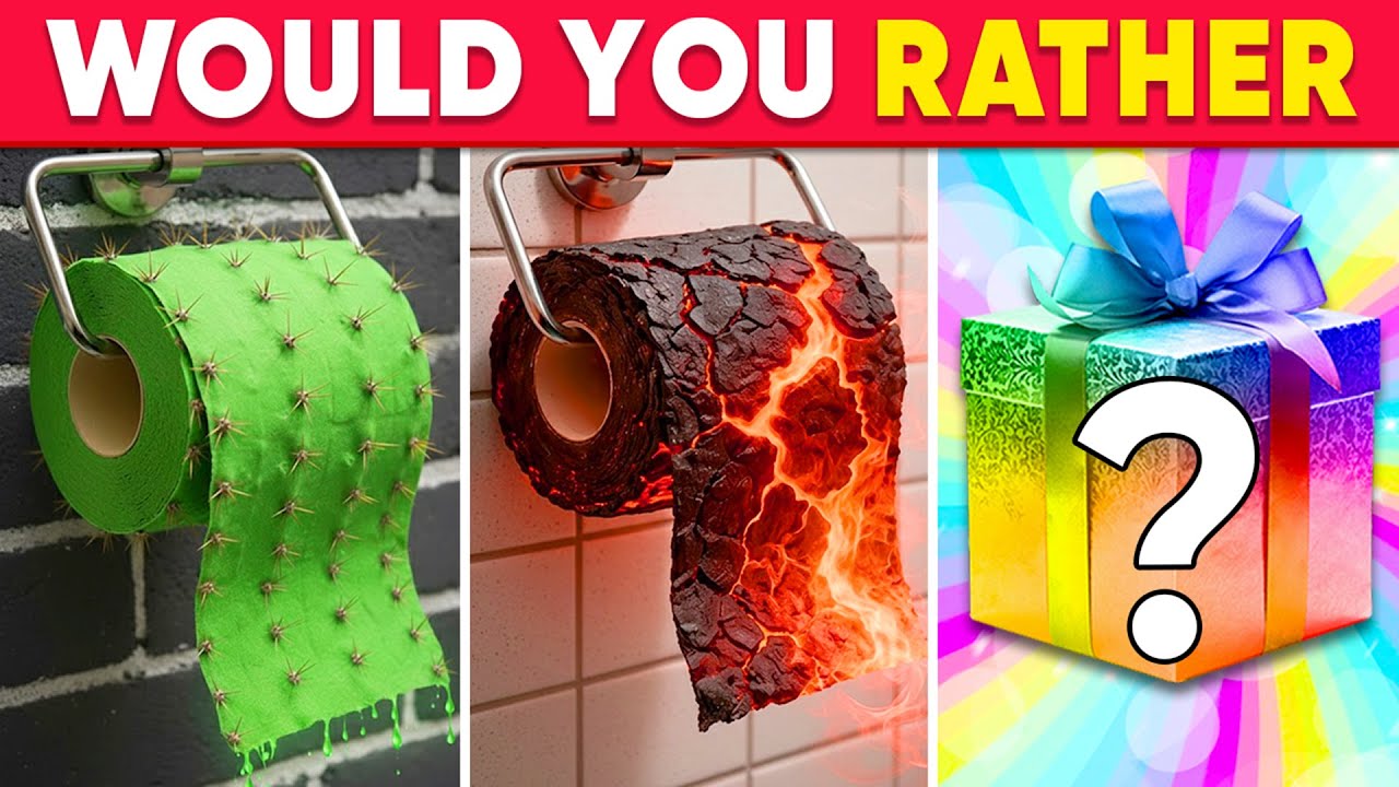Would You Rather...? MYSTERY Gift Edition 🎁🤑🌋 Hardest Choices Ever! ~ Quiz Dino