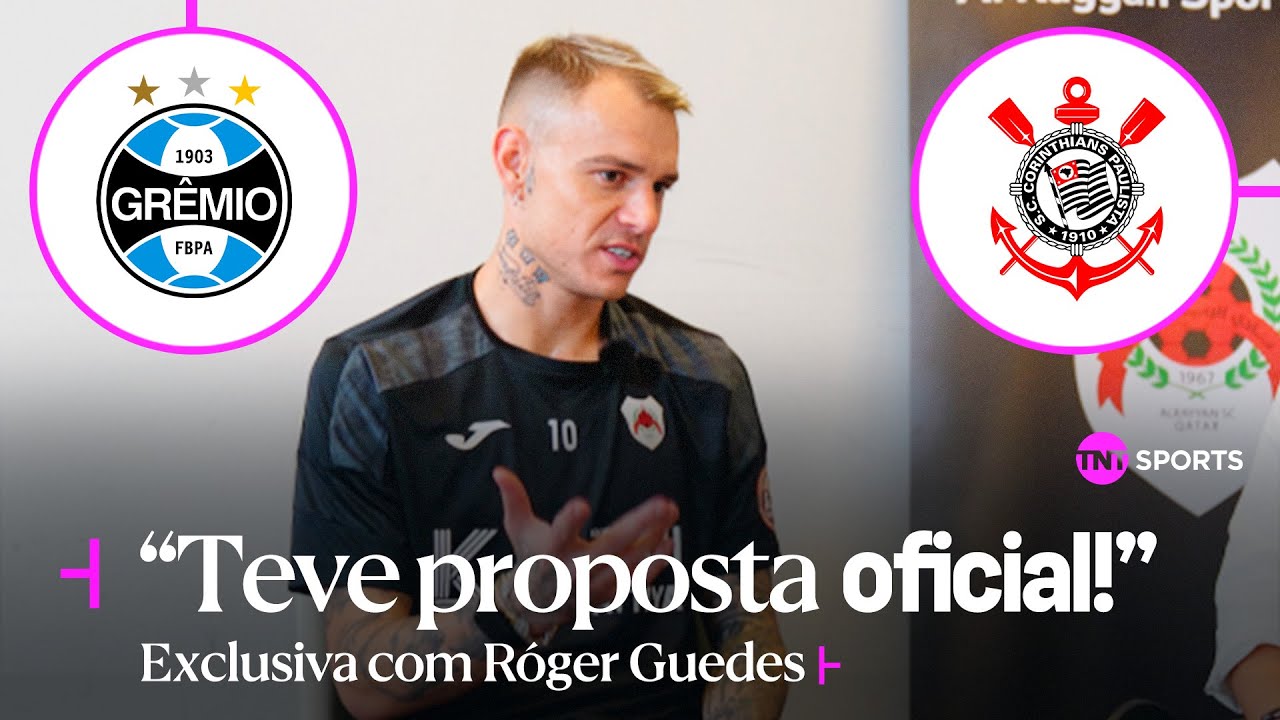 RÓGER GUEDES ABRE O JOGO SOBRE VOLTAR AO FUTEBOL BRASILEIRO E RELAÇÃO COM O CORINTHIANS | ENTREVISTA