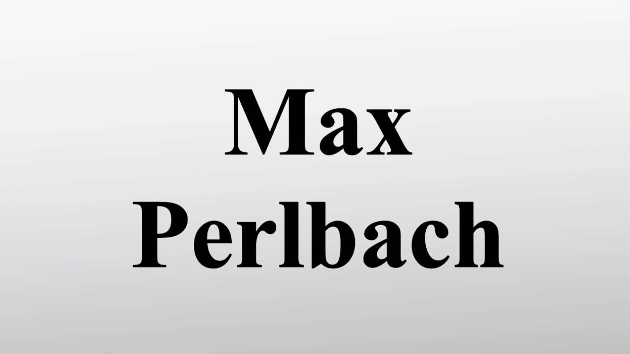 Max Perlbach