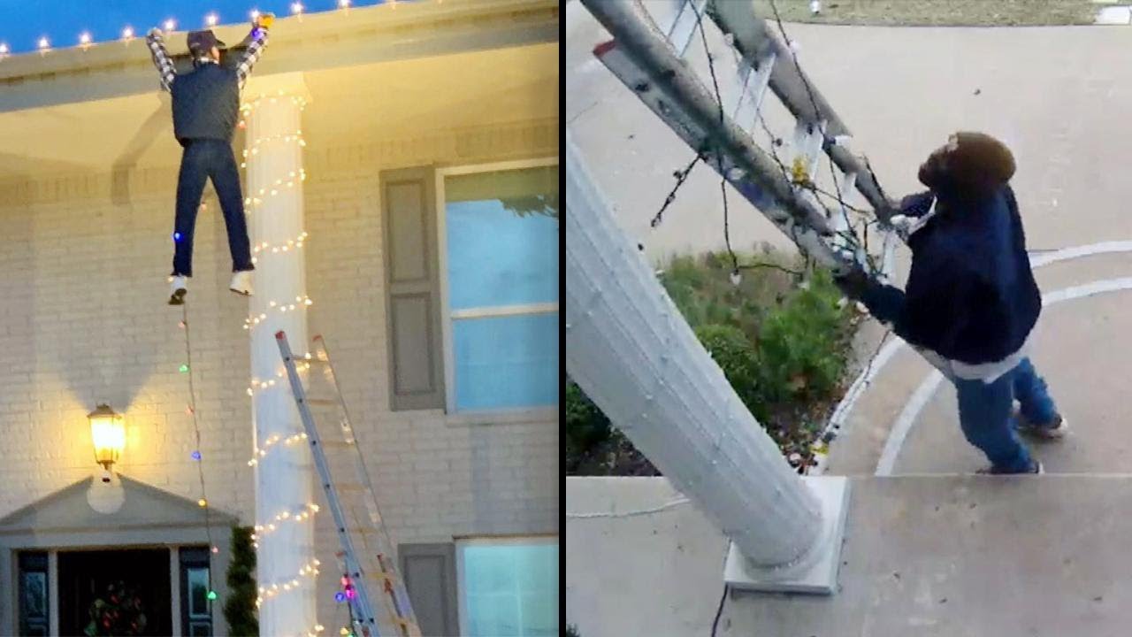 Good Samaritan Calls 911 to Rescue &lsquo;Man&rsquo; Dangling From Roof in Holiday Display