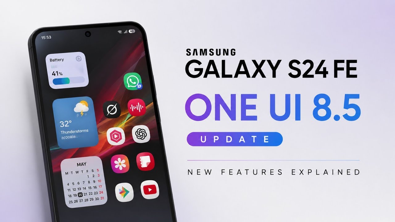 Samsung Galaxy S24 FE One UI 8.5 Update &ndash; NEW Features Explained & First Impressions