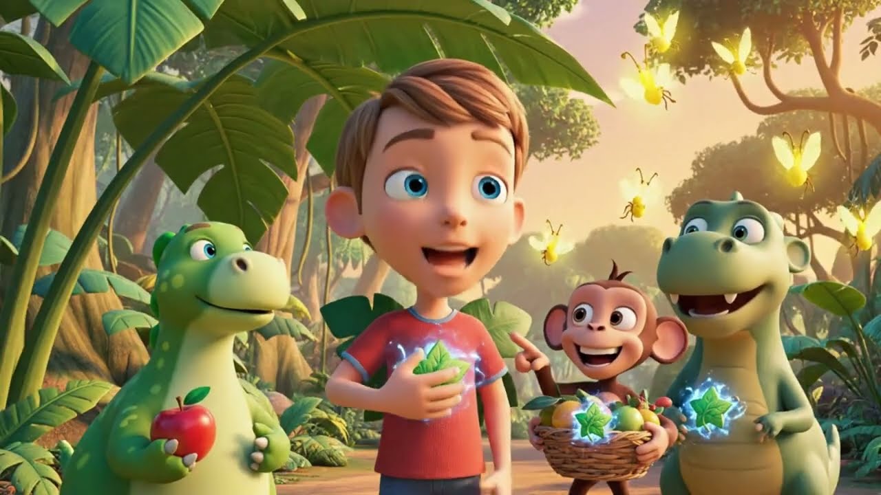 Leo And Dino World The Naughty Monkey 🐒 Don’t Throw Things | Kids Cartoon