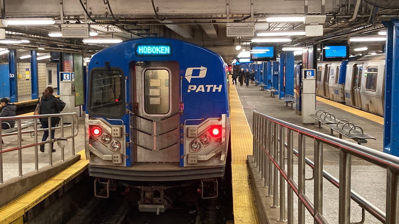 ᴴᴰ PATH train full ride from 33 St to Hoboken