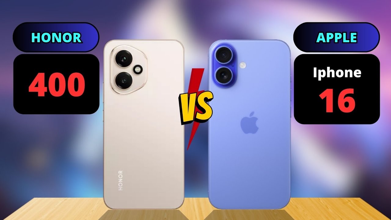 Honor 400 vs Iphone 16 Comparison