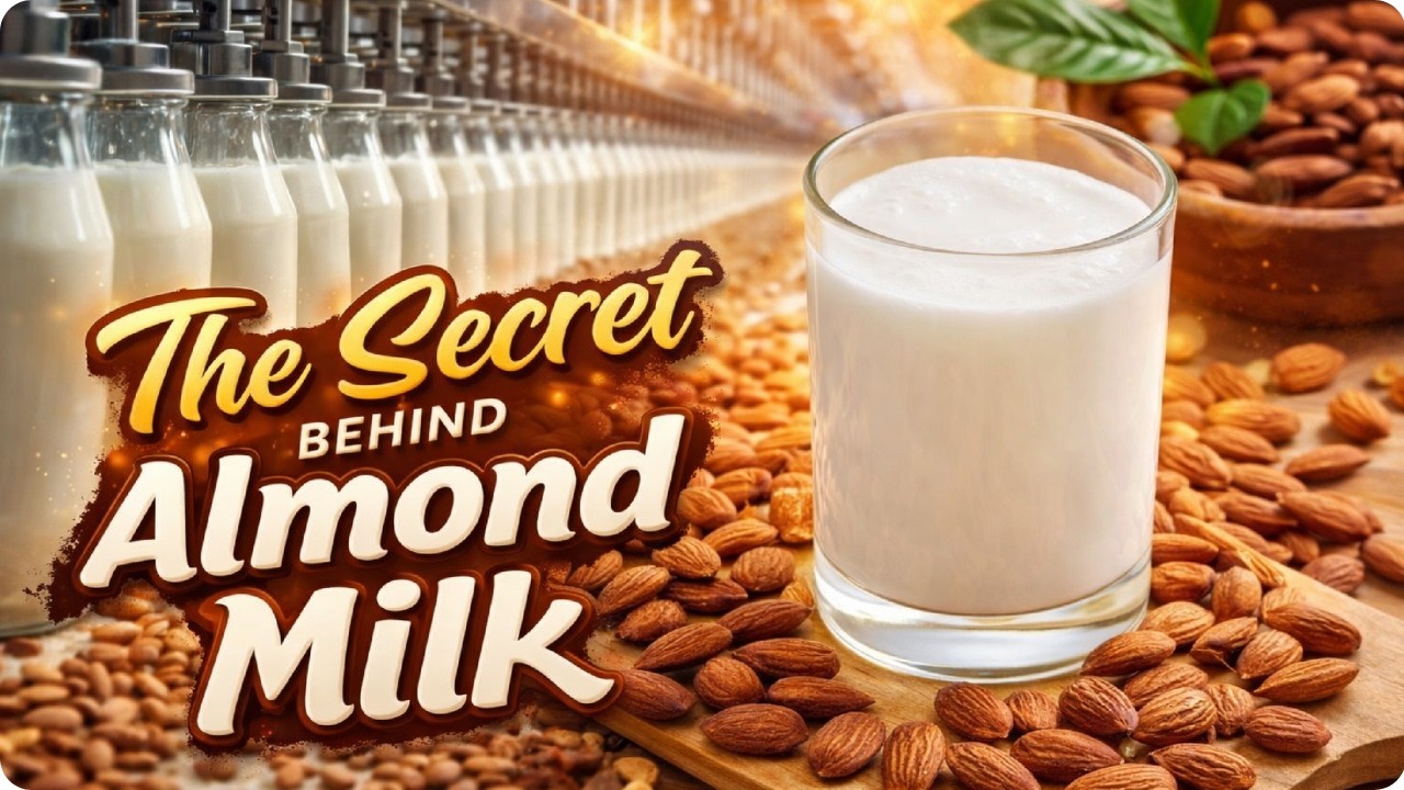 From Almond to Milk – The Full Production Process!
