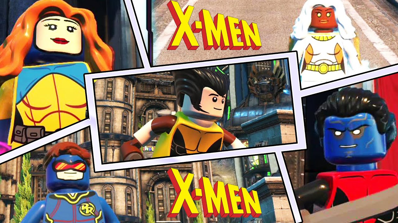 12 X-Men Characters in LEGO DC Super villains! X-Men Customs
