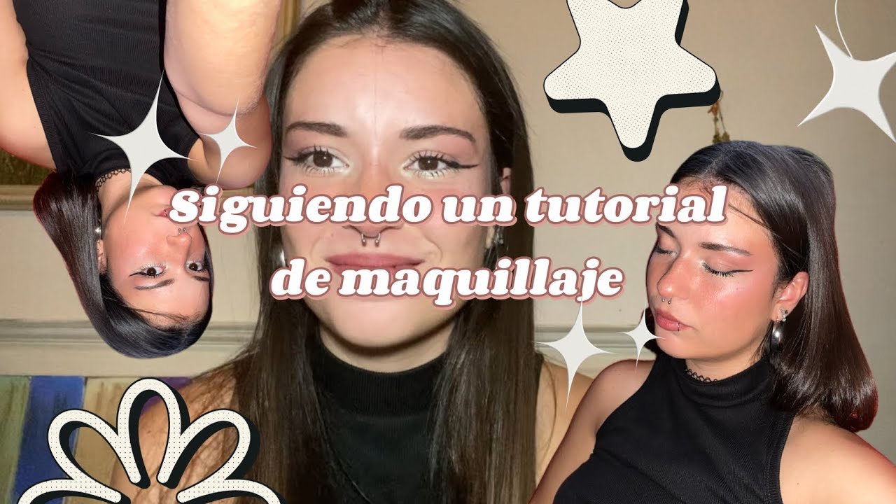 Siguiendo un tutorial de maquillaje toasty -Chulimulready
