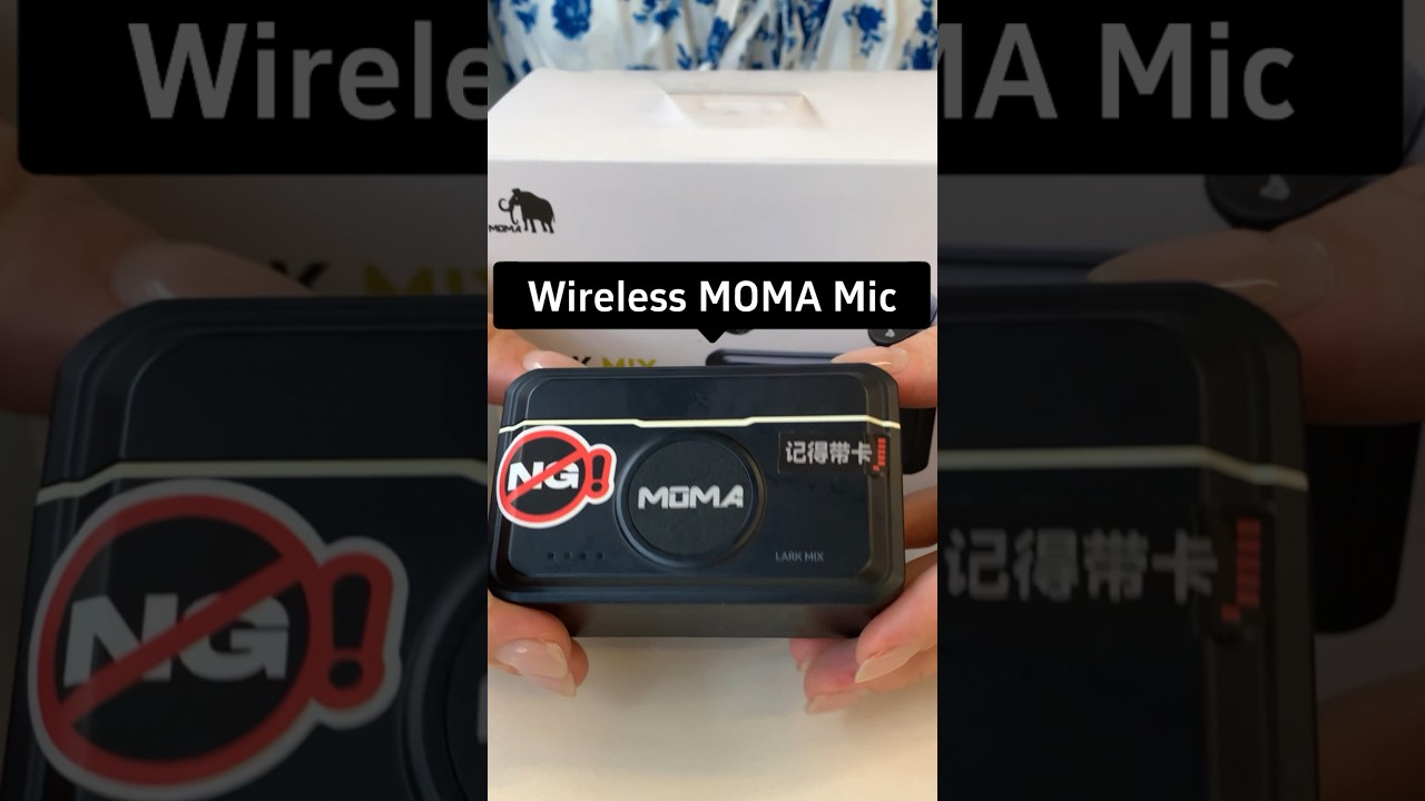 Wireless MOMA Mic #microphone #wireless #moma #technology #China #Shenzhen