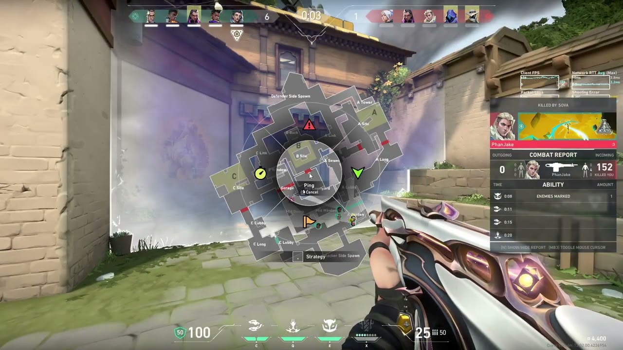 VALORANT Fade sees bottom frag Reyna ZkLyzx cannot trust the damage report