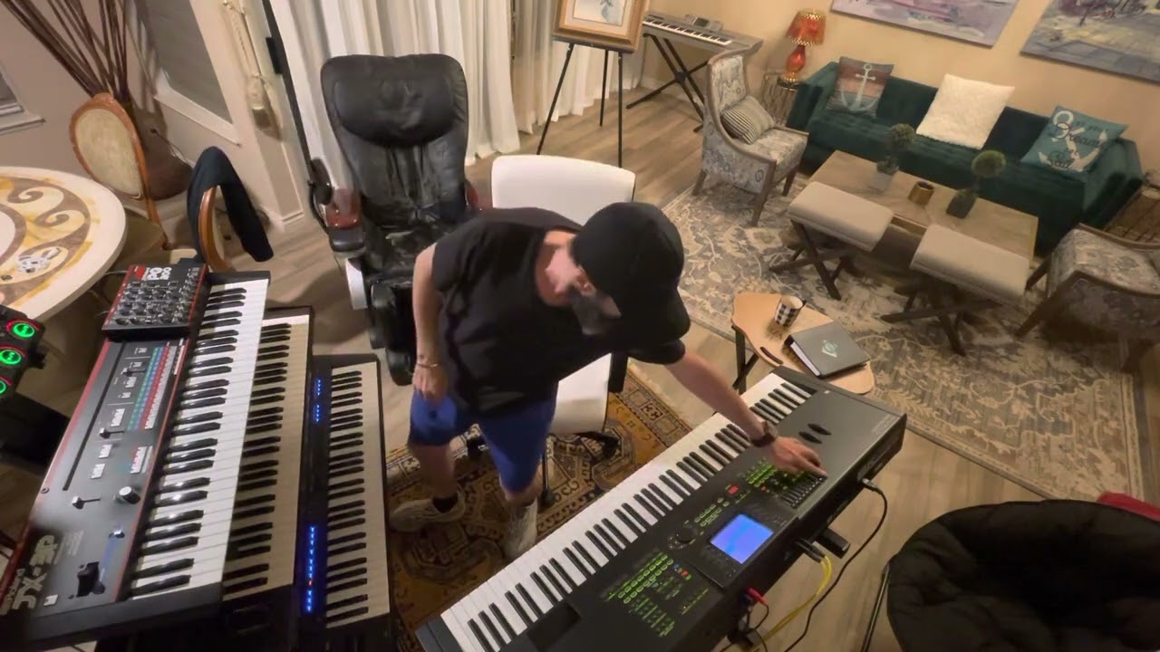 Madonna Holiday Keyboard Cover Improvised Yamaha DX7 Roland JX3P GEM SK880 OB DMX Yamaha PSR X900