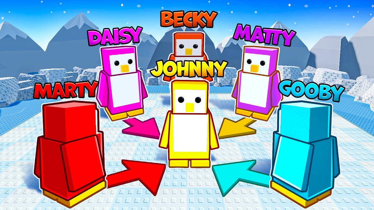 Johnny Plays ROBLOX PENGUIN KNOCKOUT!