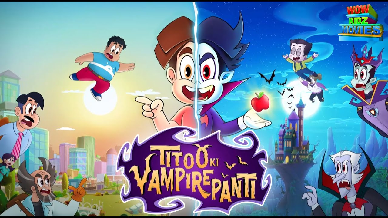Titoo ki vampirepanti | Titoo Cartoon Movie For Kids | Hindi Animated Movie | WowKidz Movies