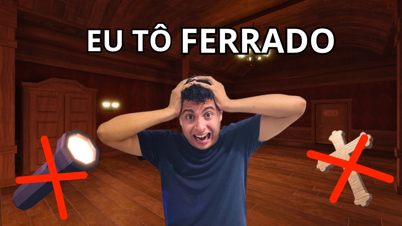 TENTANDO ZERAR DOORS NO ROBLOX SEM PEGAR NENHUM ITEM