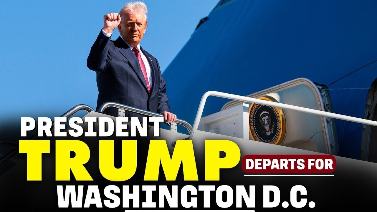 LIVE: US President Donald Trump departs Palm Beach, Florida, heads to Washington DC