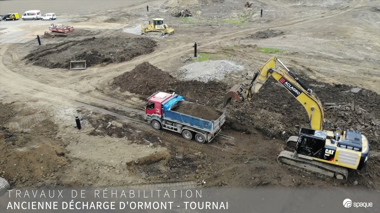 Réhabilitation de la décharge d'Ormont à Tournai